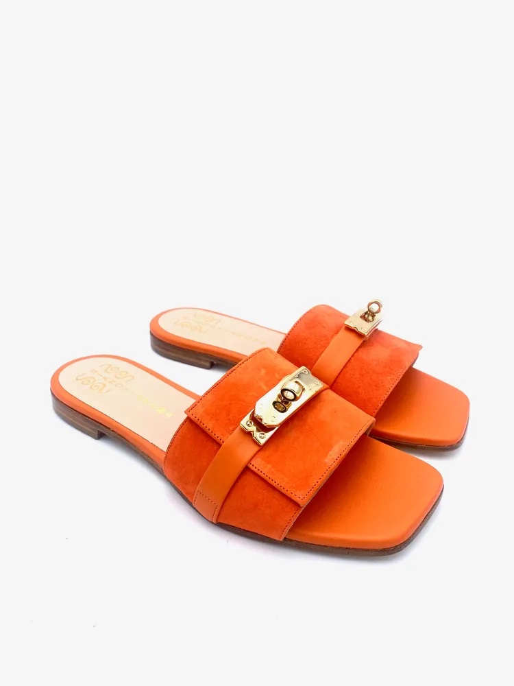 SIANO VIA ROMA mules arancio