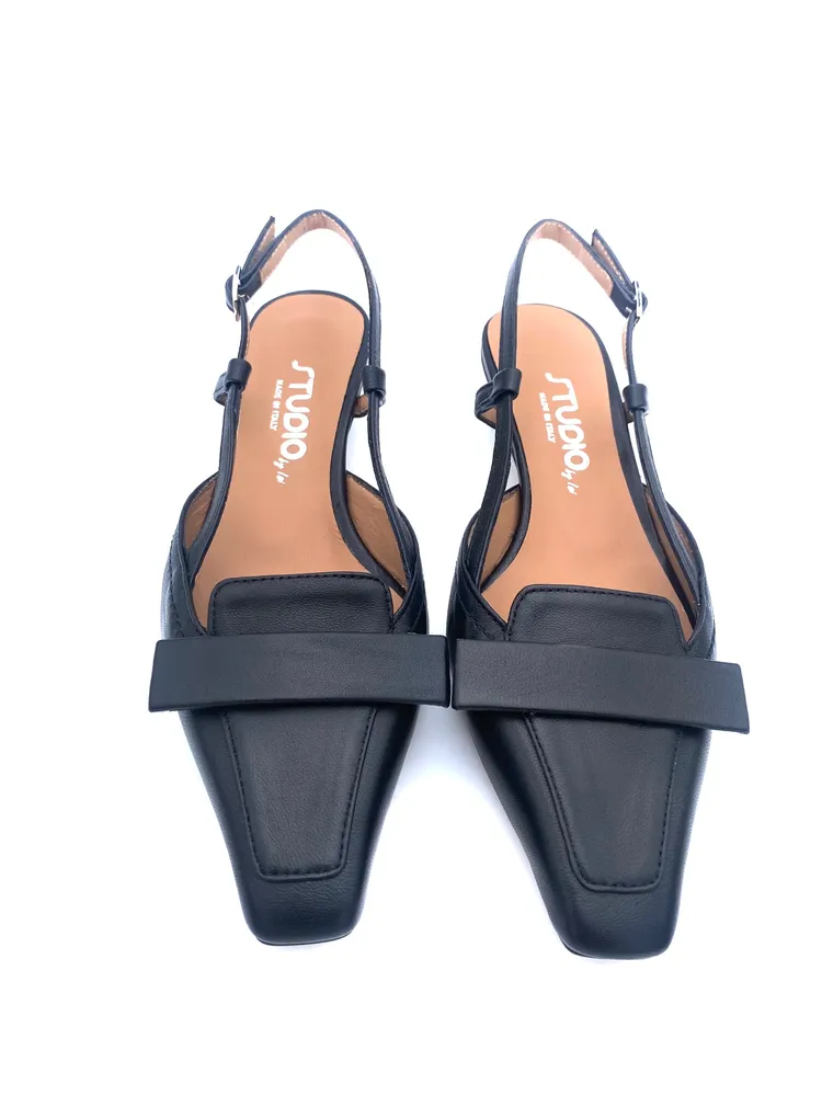 KAEDE slingback nero