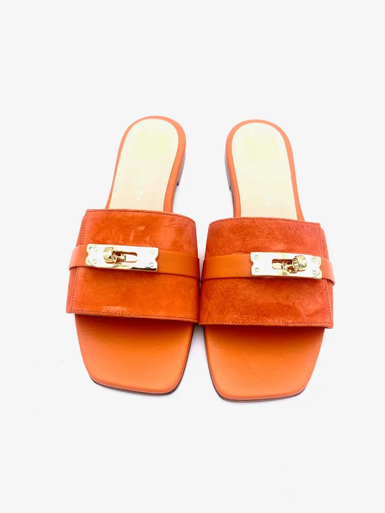 SIANO VIA ROMA mules arancio