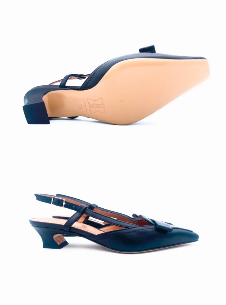 KAEDE slingback nero