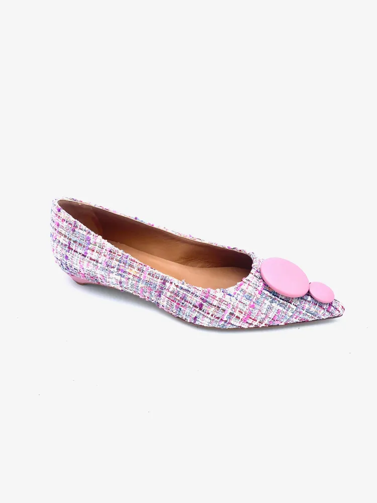 CLODINNE bouclè multi rosa