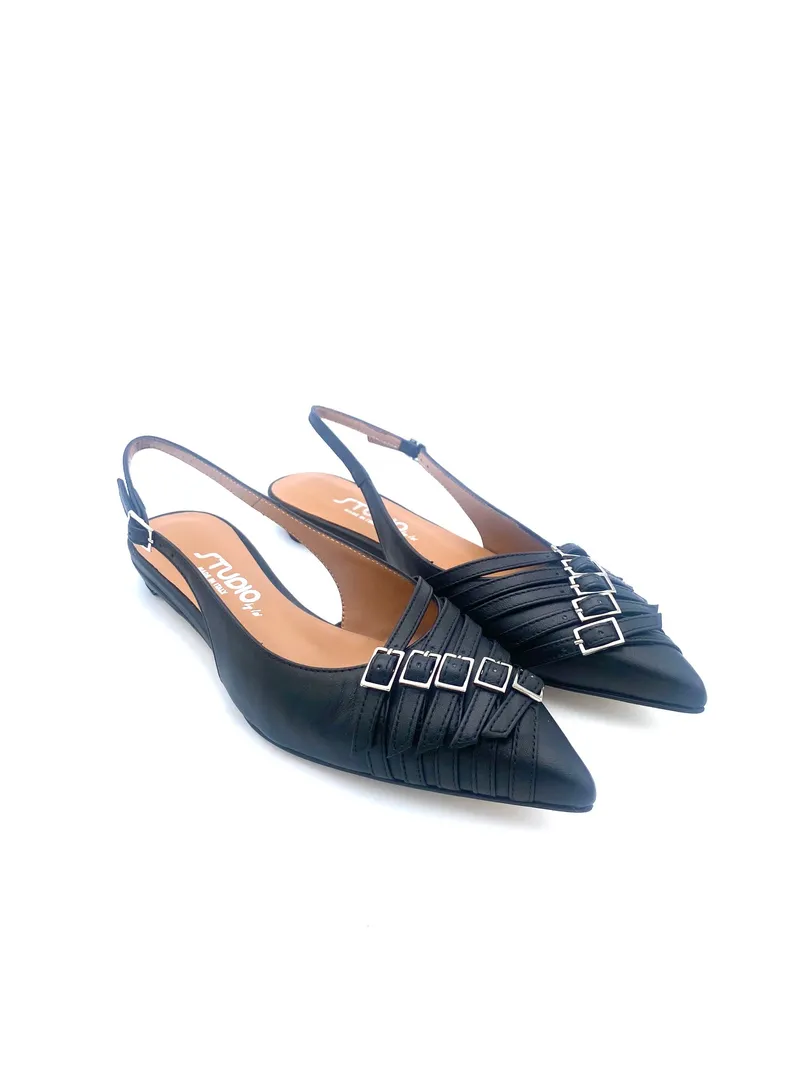 ISA slingback nero