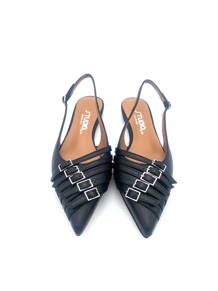 ISA slingback nero